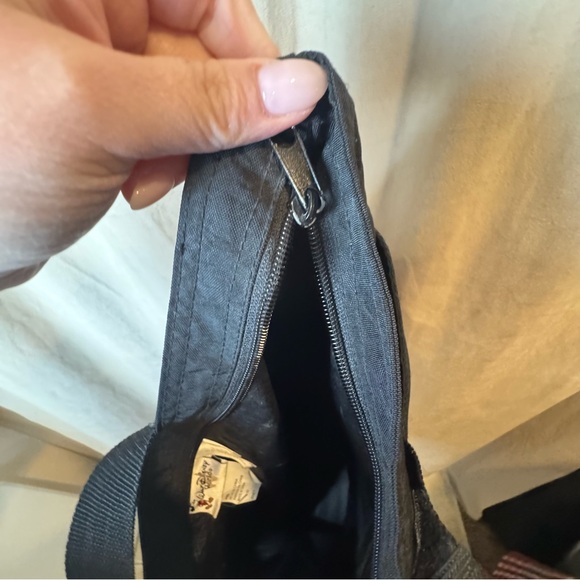 Vtg 90s Disney World Character Letters Embroidered Zipper Tote Bag Logo vintage - Picture 5 of 14